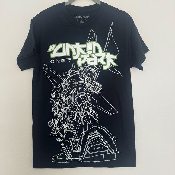Linkin Park Reanimation Robot Sketch T-shirt in Black - Picture 2 of 6